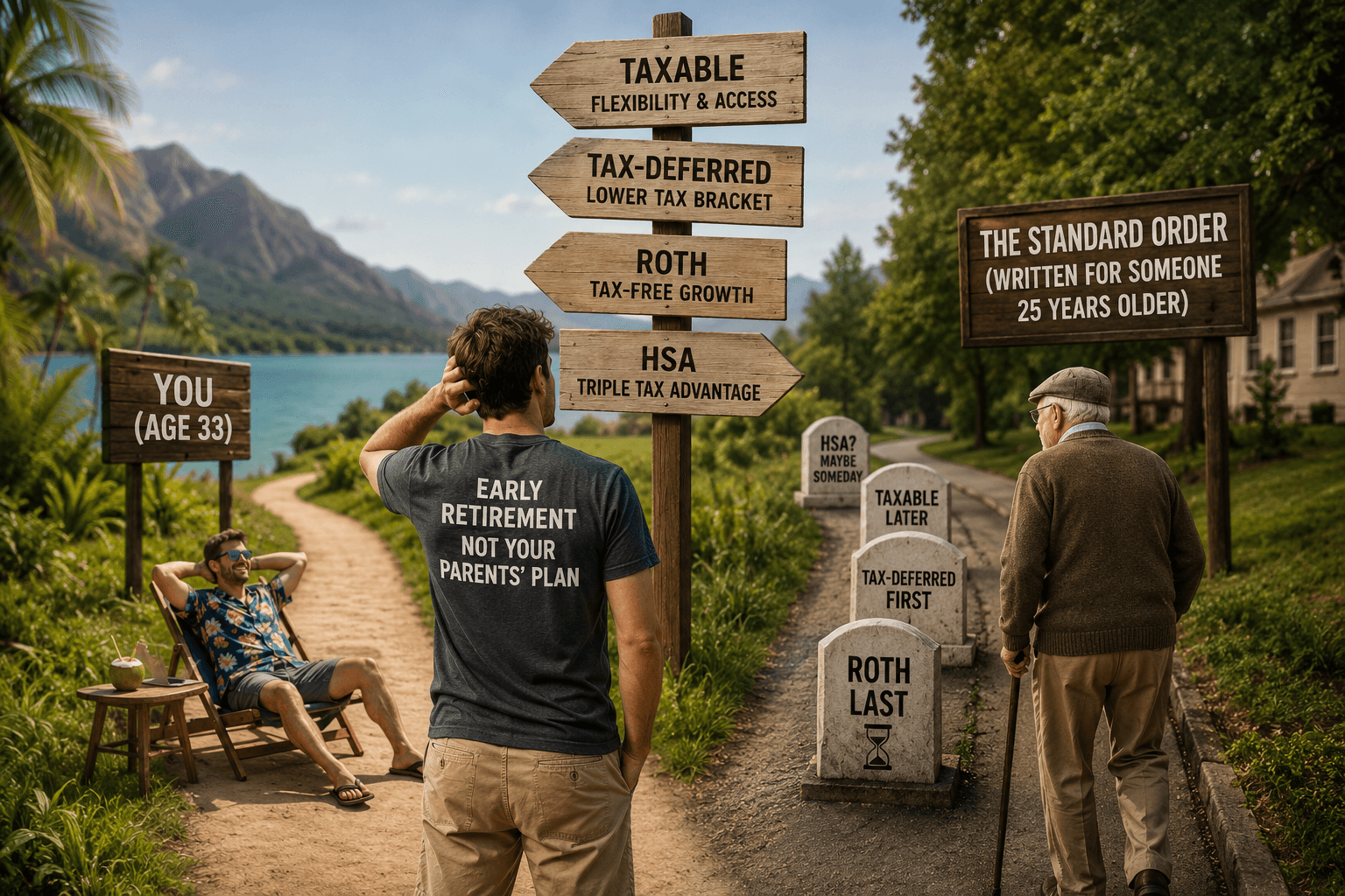 Which Accounts to Withdraw From First in Early Retirement