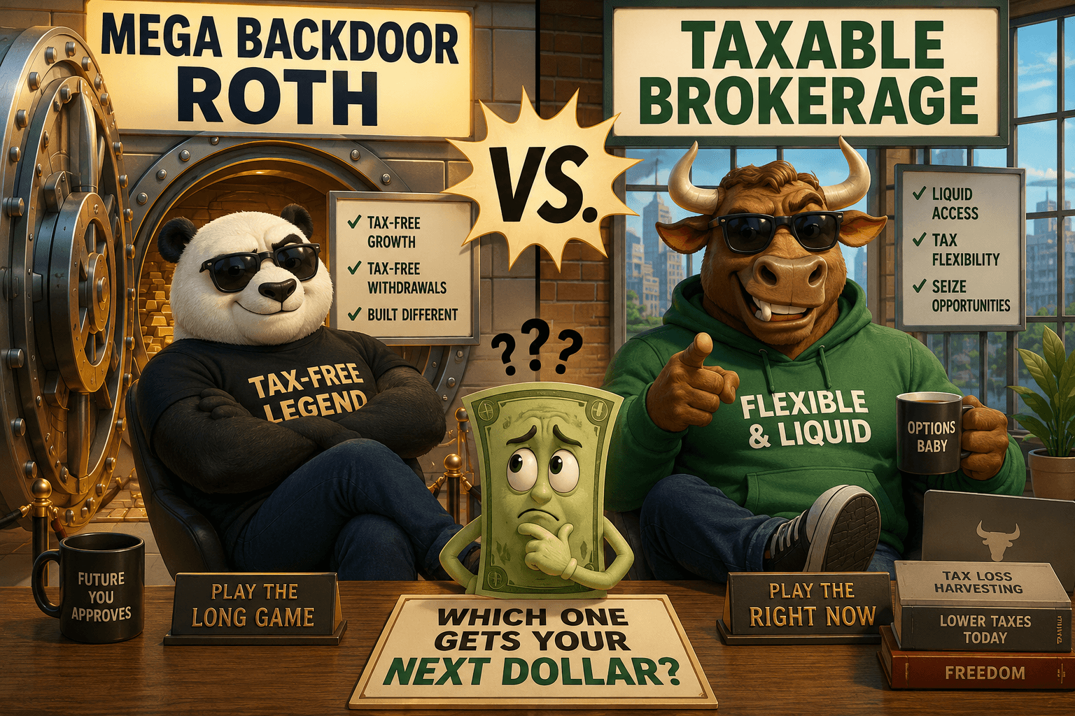 Mega Backdoor Roth vs Taxable Brokerage. Which One Gets Your Next Dollar?