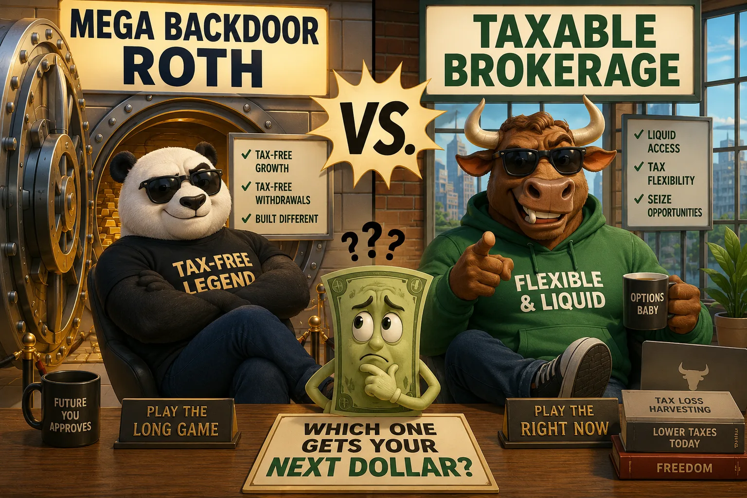 Mega Backdoor Roth vs Taxable Brokerage. Which One Gets Your Next Dollar?